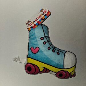 Aqua Blue Roller Skate Plush 7" Mini Pillow Stuffed Toy Factory 2022 Lovey w/TAG